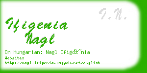 ifigenia nagl business card